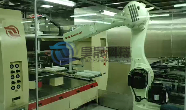 非標移栽機器人跟蹤噴涂