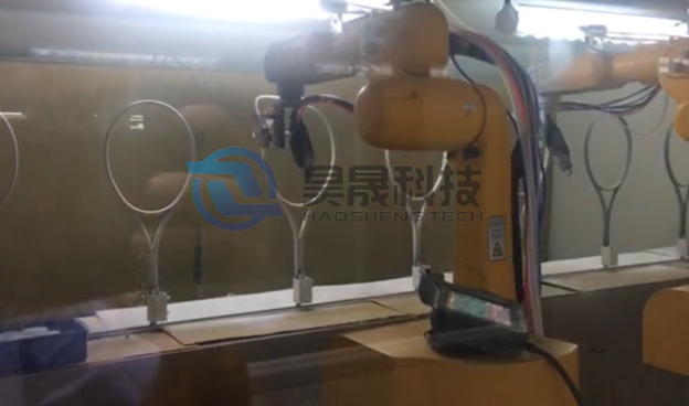 噴涂機器人 - 球拍噴涂